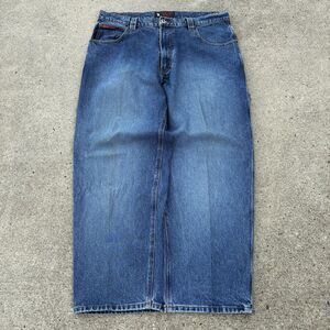 Vintage US Polo Assn Jeans Men 38x29 Dark Baggy Carpenter Grunge Skater Y2K USPA